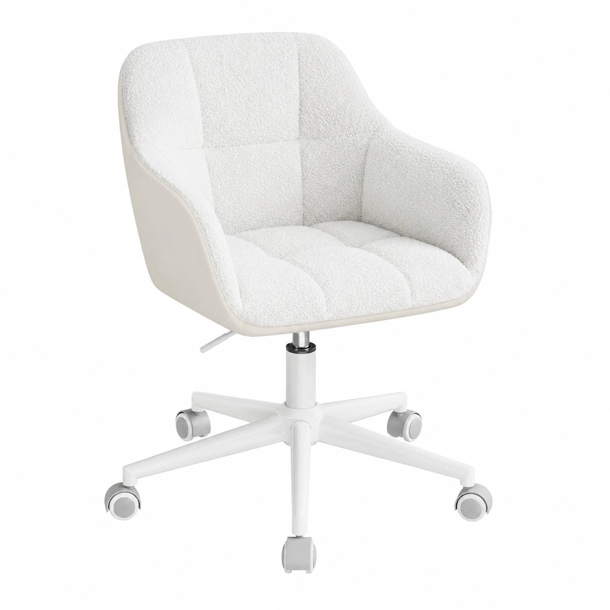 chaise-pivotante-ergonomique-rembourree-creme-et-gris-rwikfx3882bh