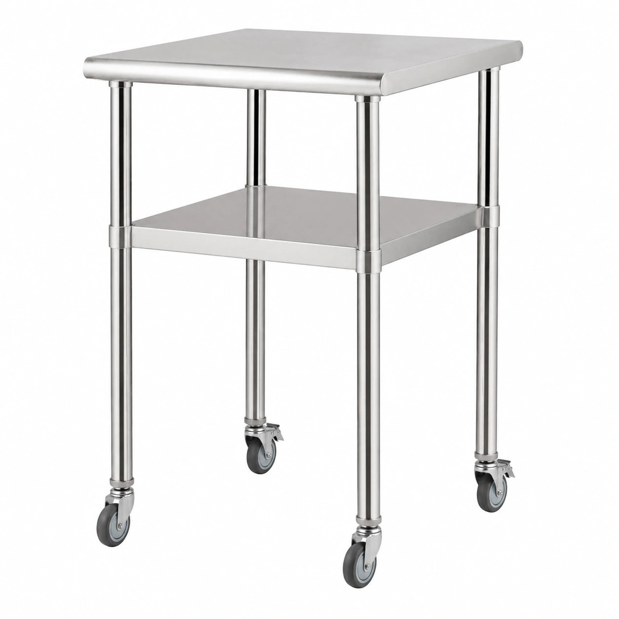 table-de-travail-2-niveaux-en-acier-inoxydable-avec-etageres-reglables-et-roues-cdztsd3927es