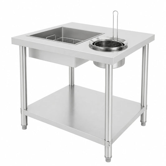 table-de-preparation-inox-avec-double-bassin-et-paniers-hmtdek3993fm