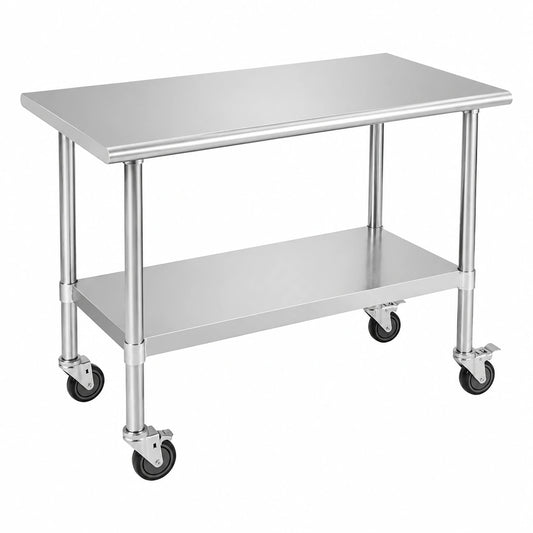 table-de-cuisine-en-acier-inoxydable-a-roues-et-etagere-reglable-charge-jusqu-a-250-kg-bnbzob3914gs