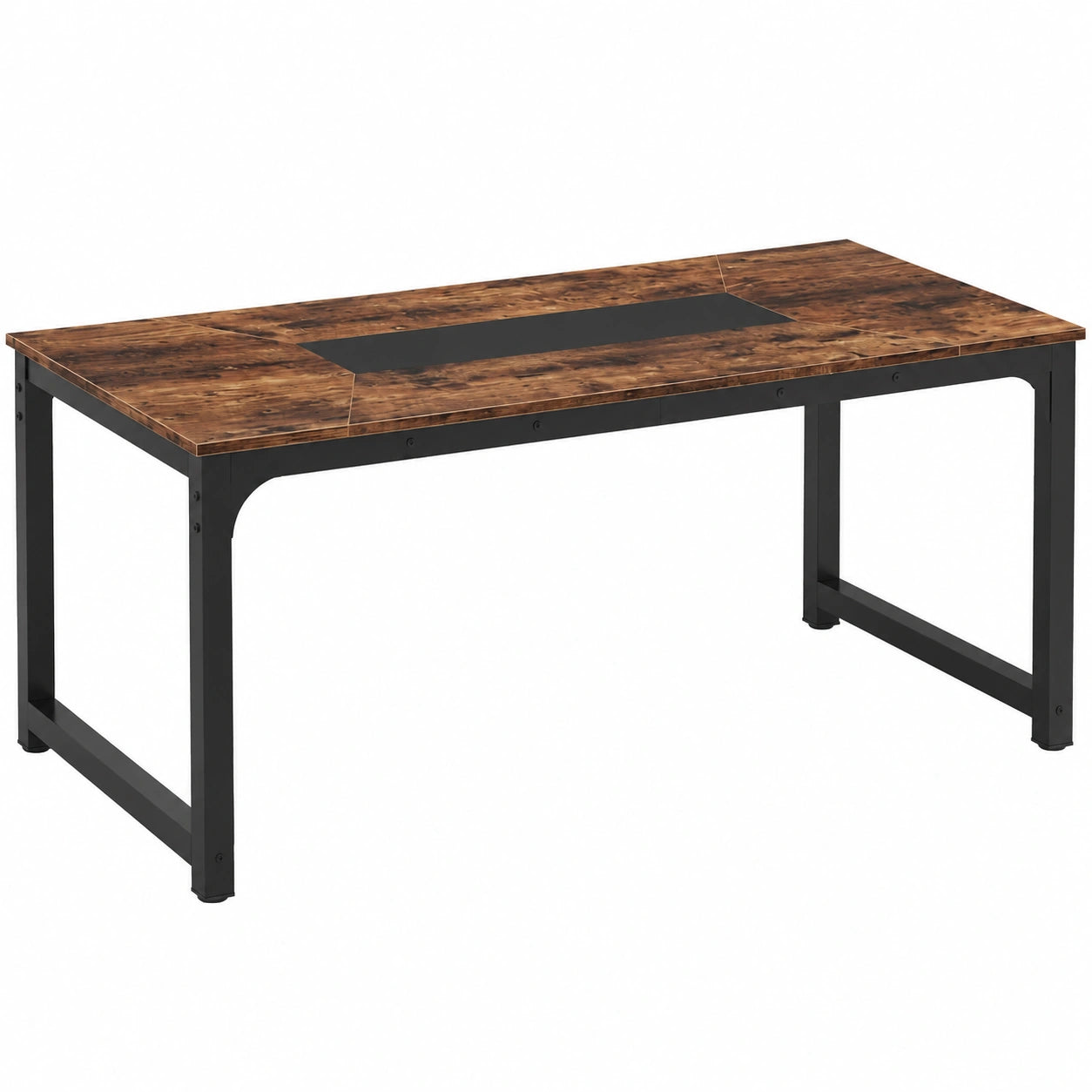 bureau-informatique-polyvalent-pour-teletavail-et-etude-180-x-90-x-77-cm-marron-rustique-kluxcg3983gk