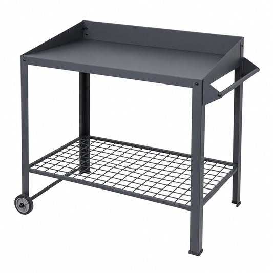 table-de-jardinage-en-metal-avec-etagere-a-roulettes-jcohus3997cc