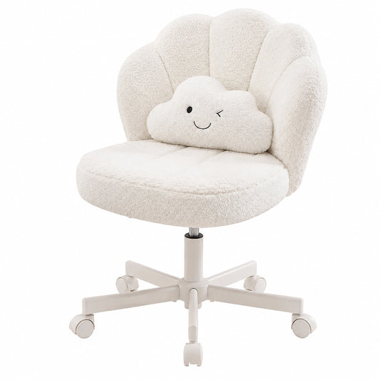 chaise-ergonomique-petale-reglable-et-pivotante-en-tissu-teddy-blanc-lbkkxg3906rd